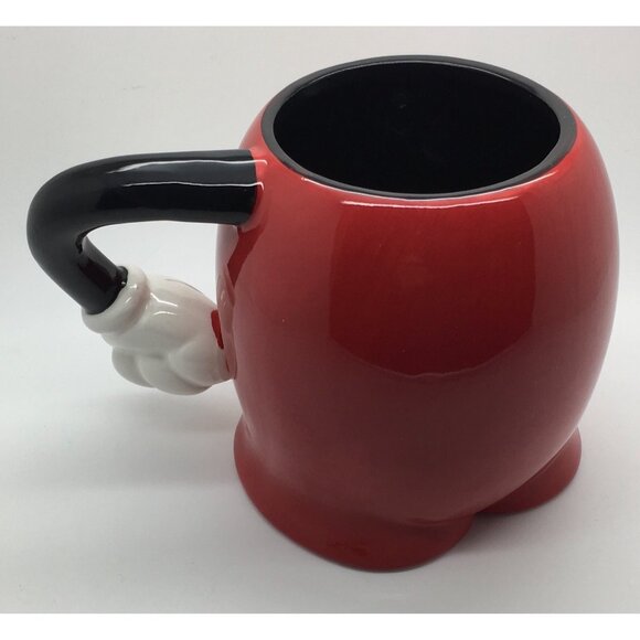 Disney Mug  Cup Mickey Mouse Red Pants Body Part Coffee Tea Jerry Leigh Orlando - Picture 3 of 4